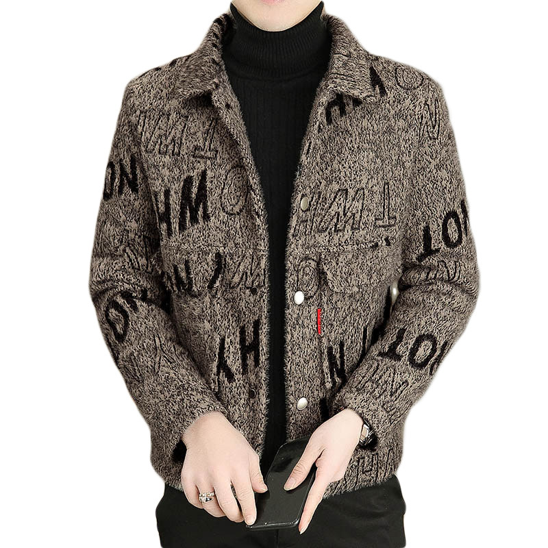 306B-2-M13-P110秋冬男士时尚加绒加厚金貂绒外套毛呢大衣,男装毛呢大衣,星座507A（原星座306B-2）