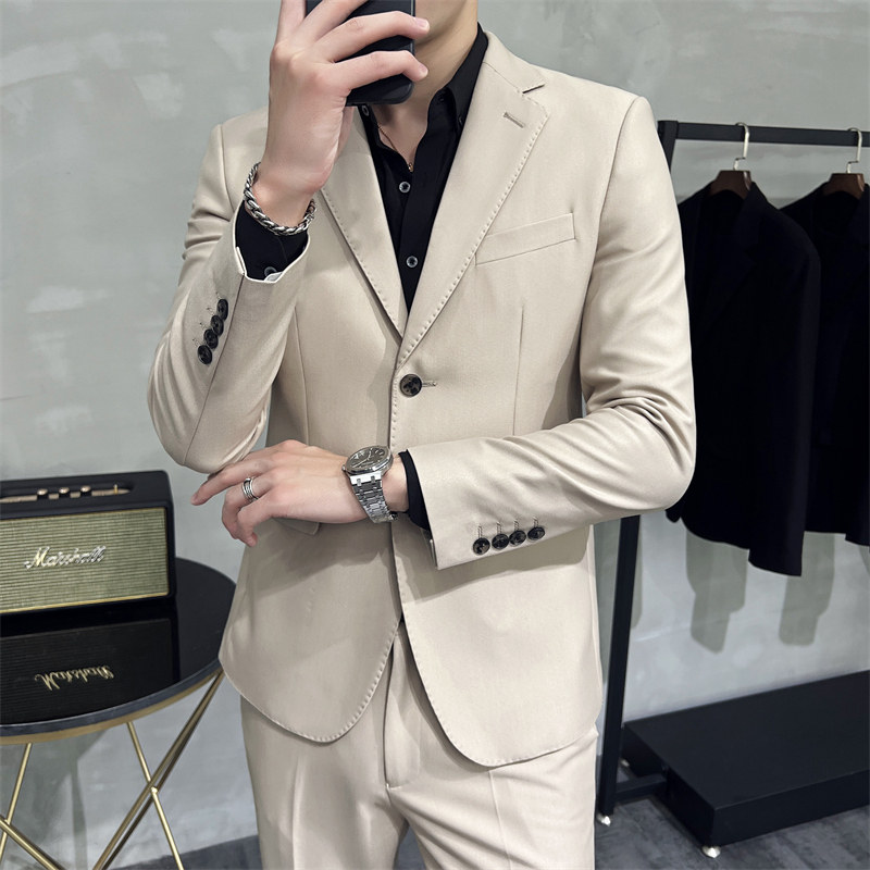 306B-2-T686-P2302025秋冬男士双扣西服两件套装结婚礼服,男装西服,星座507A（原星座306B-2）