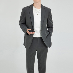 306B-2-LJT2000-P220 2025秋季时尚男士西服西裤两件套装结婚礼服图片