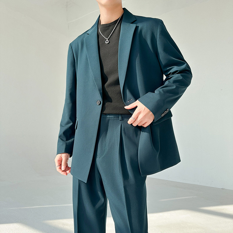 306B-2-T3250-P2302025春装时尚轻熟风男士微阔西服两件套装，男装西服，星座507A（原星座306B-2）