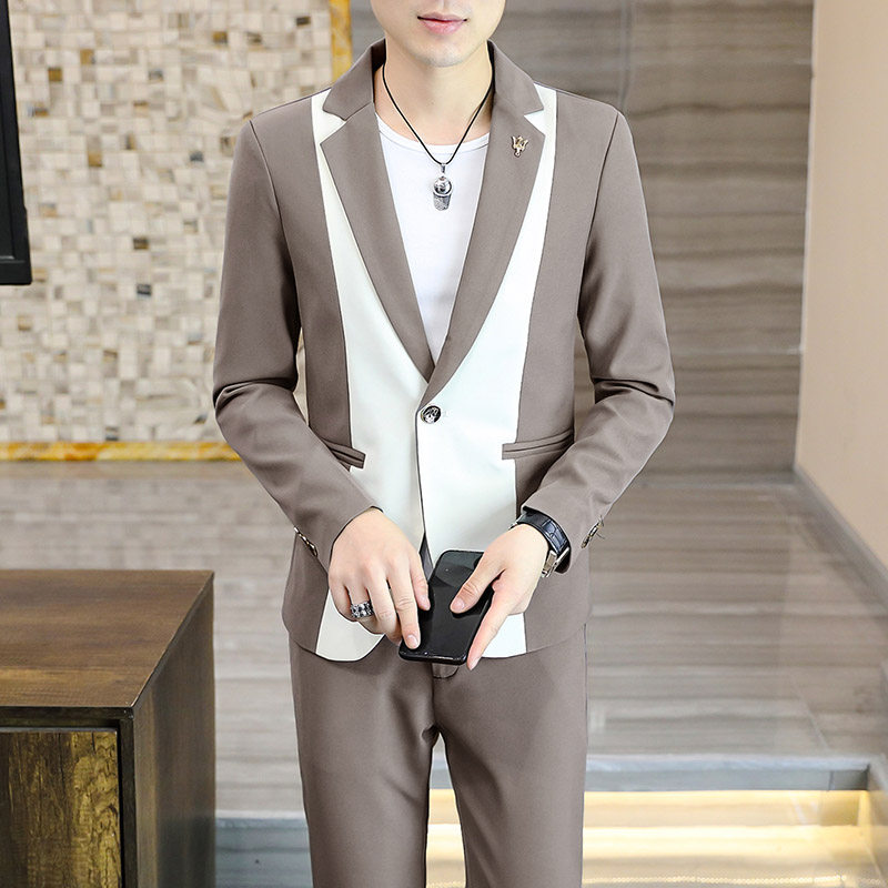 306B-2-T111-P1252025秋冬男士西服西裤两件套装礼服正装,男装西服,星座507A（原星座306B-2）