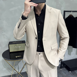 306B-2-T639-P2252025秋季时尚单扣西服两件套装结婚礼服，男装西服，星座507A（原星座306B-2）