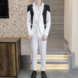 306B-2-T168-P1252025秋季男士西装两件套装礼服职业装，男装西服套装，星座507A（原星座306B-2）