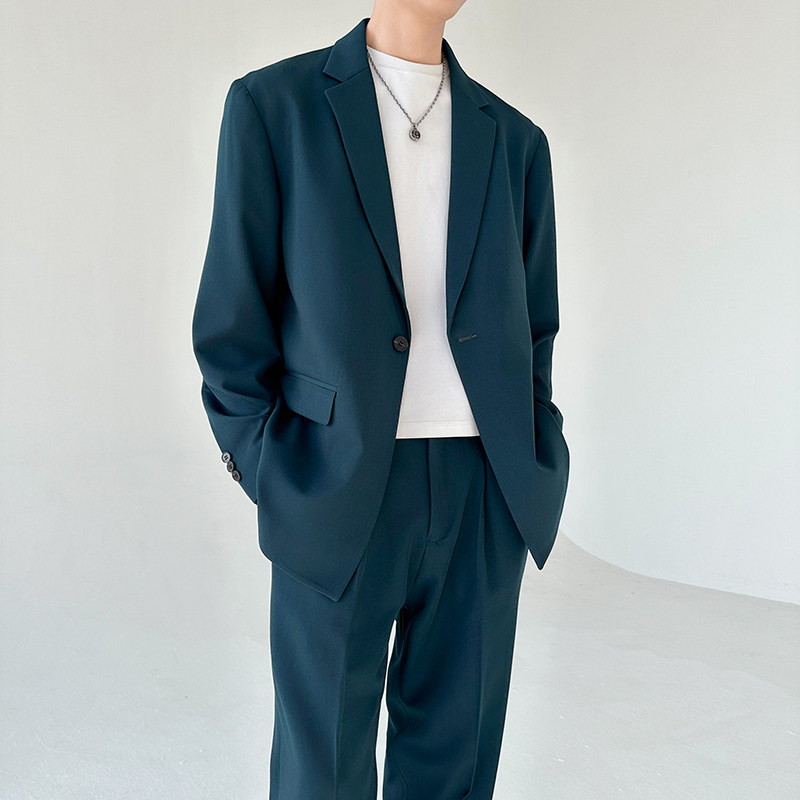 507A-T3250-P2302025春装时尚男士轻熟风西服西裤两件套,男装西服,星座507A（原星座306B-2）