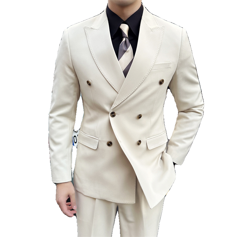 306B-2-SJT7722-P3052024英伦绅士时尚正装西服三件套结婚礼服,男装西服,星座507A（原星座306B-2）