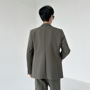 306B-2-T3590-P240 2025秋季新品男士帅气西服西裤两件套装痞帅图片