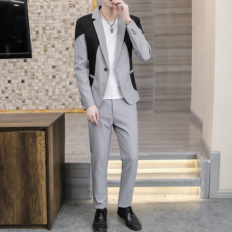 306B-2-T168-P1252025秋季男士西装两件套装礼服职业装,男装西服套装,星座507A（原星座306B-2）