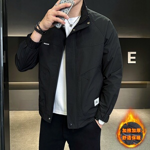 507A-JK407R-P95 2025秋冬加棉加厚外套休闲青年夹克棉服图片