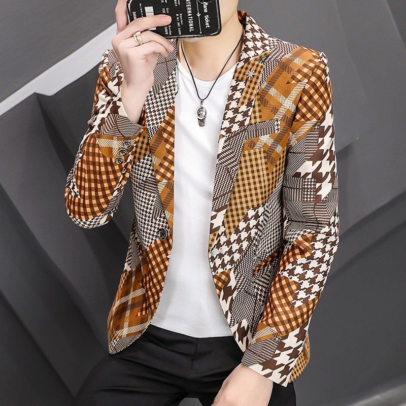 306B-2-X216-P802025秋冬男士小西装时尚长袖西服外套,男装西服套装,星座507A（原星座306B-2）