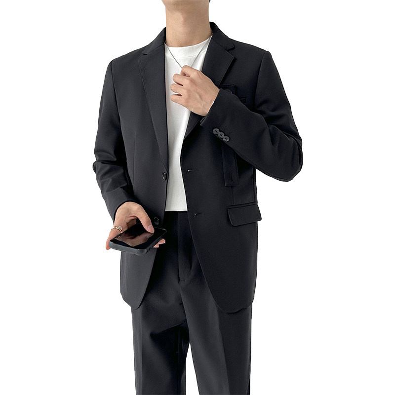 306B-2-T3590-P2402025秋季新品男士帅气西服西裤两件套装痞帅,男装西服,星座507A（原星座306B-2）
