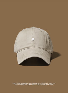 Charn Kiond 帽子设计师联名款鸭舌帽棒球帽男款女字母D潮流软顶