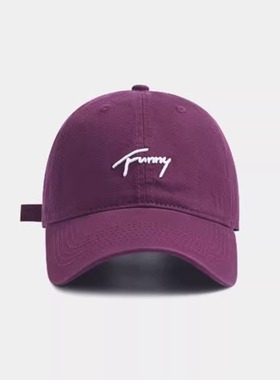 Charn Kiond 帽子设计师联名款刺绣软顶鸭舌帽街头遮阳防晒棒球帽