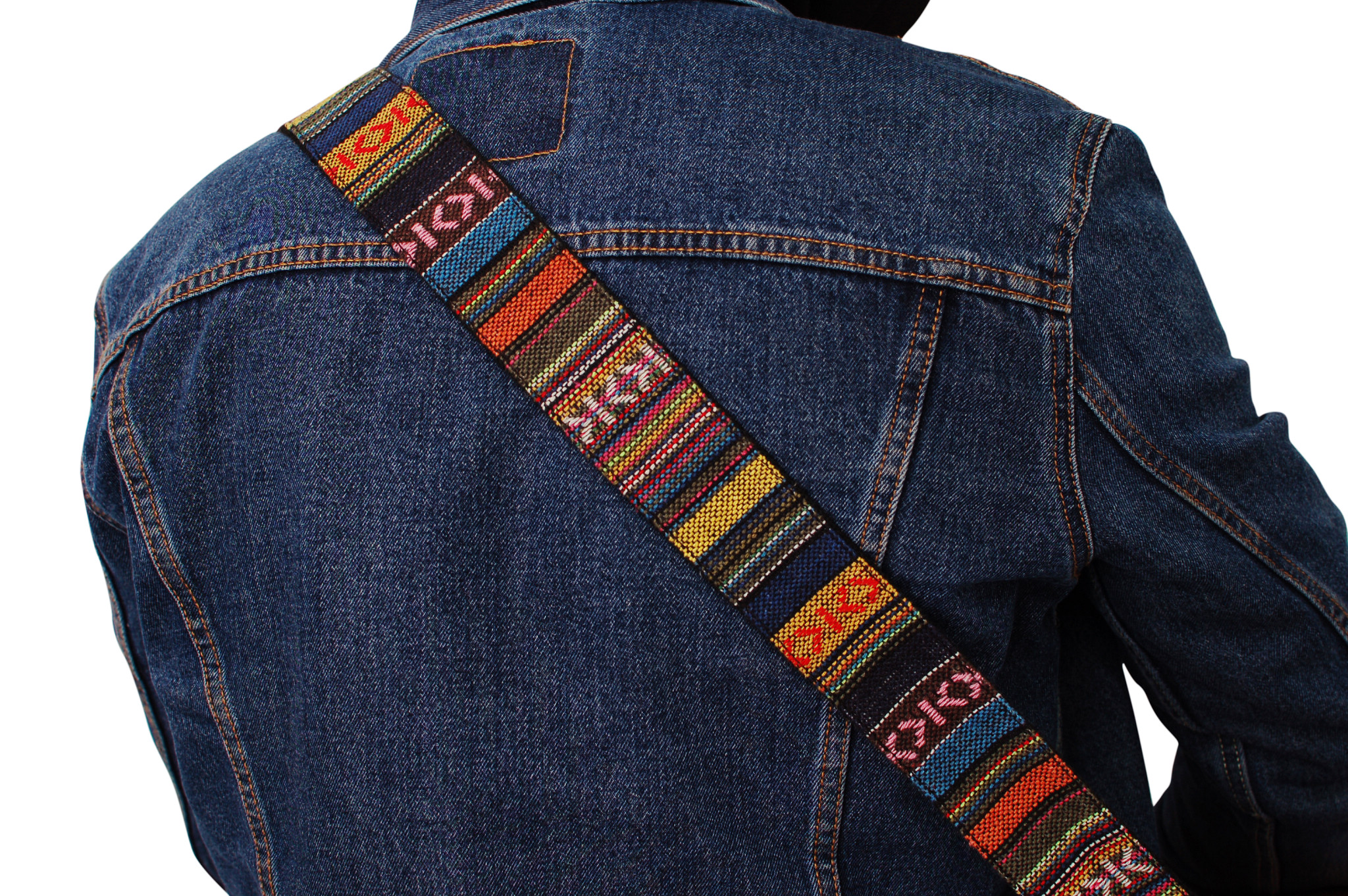 原创设计民谣加宽通用吉他背带