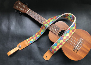 纯手工美人鱼通用尤克里里背带UKULELE STRAP