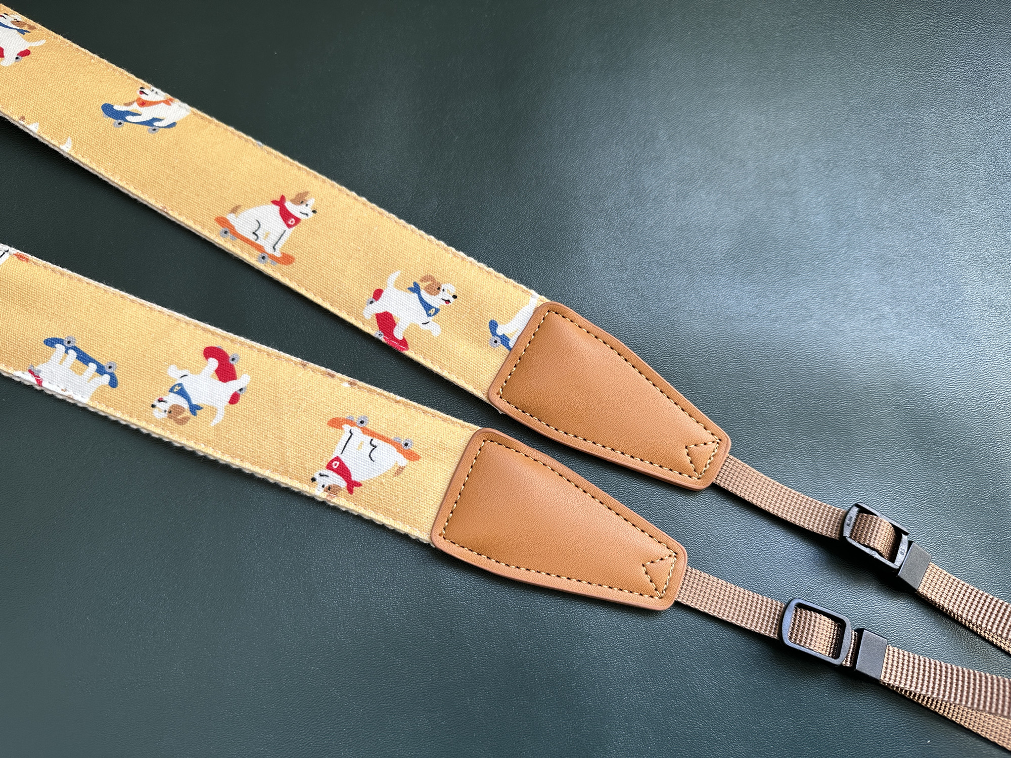 UNIKSTRAP纯手工可爱滑板狗子通用相机背带相机肩带camera strap