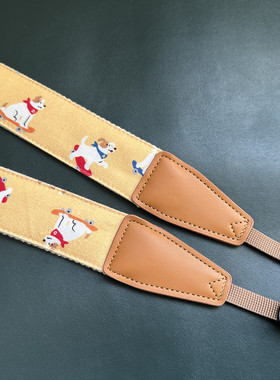 UNIKSTRAP纯手工可爱滑板狗子通用相机背带相机肩带camera strap