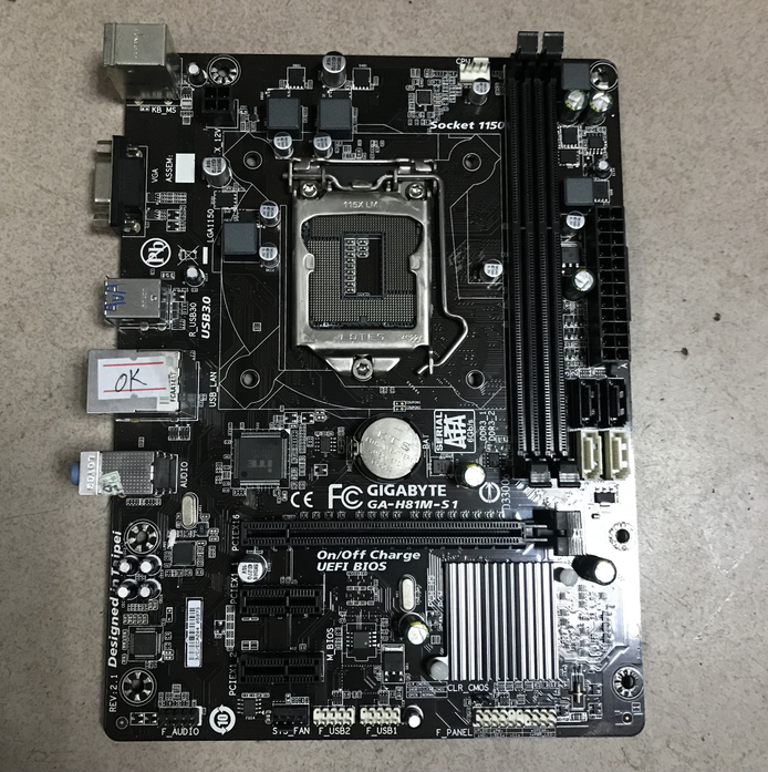 gigabyte/技嘉h81 ga-h81m-s1 支持1150cpu i3 i5 i7