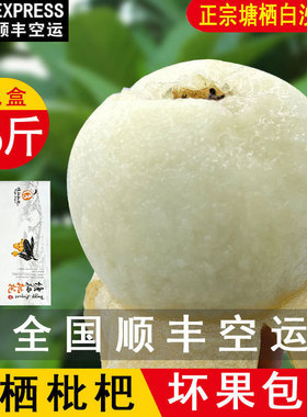 【精品】杭州塘栖枇杷塘栖白沙枇杷孕妇新鲜水果塘西白玉琵琶果