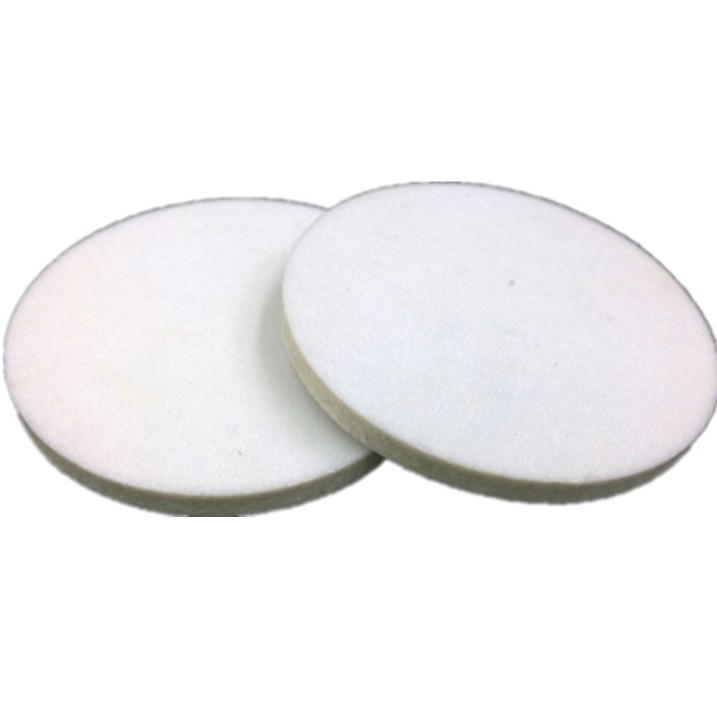 4寸5寸植绒自粘羊毛抛光轮抛光盘毛毡轮 打磨片细羊毛轮 羊毛刷垫