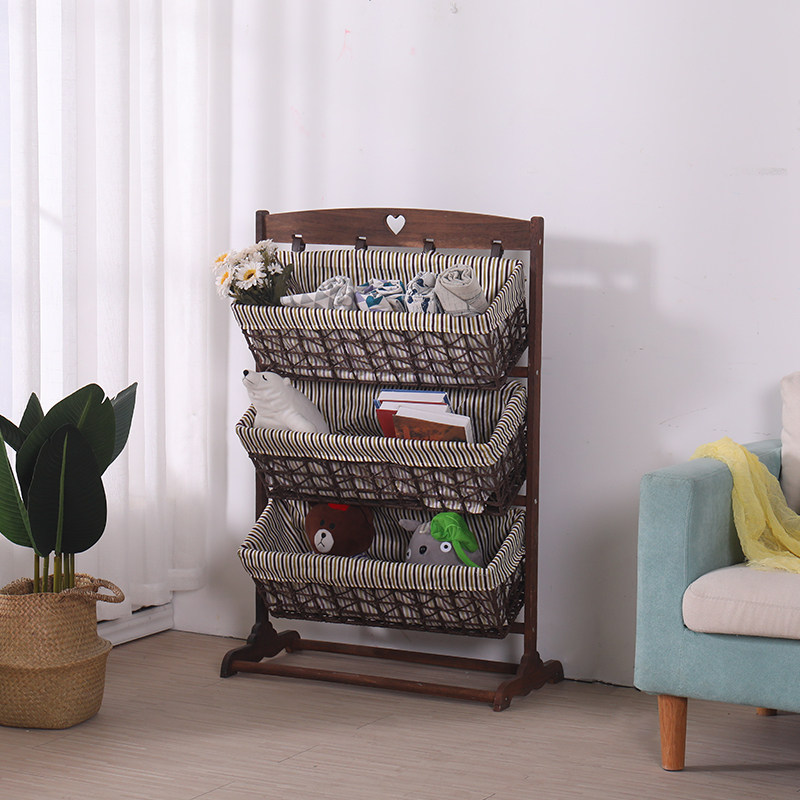 客厅零食置物架儿童玩具收纳架挂篮落地储物柜子收纳神器多层书架,收纳整理,整理架/置物架/收纳架,淘宝优惠券,粉丝福利购,淘宝优惠卷