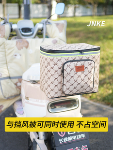 电动汽车后置收纳袋电池自行式挂物防水挂袋头盔收纳挂袋后备箱收