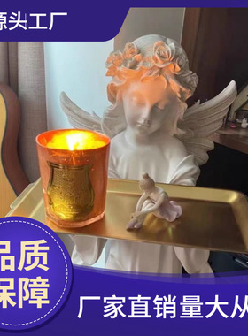 【活动】爱丽丝天使摆件办公室收纳落地摆件欧式家居软装客厅装饰