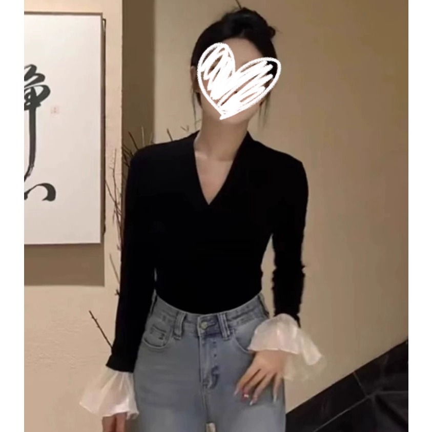 高级感加绒加厚保暖打底衫