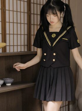日本日系火枪手不良少女JK制服水手服学生校服班服学院风套装软妹