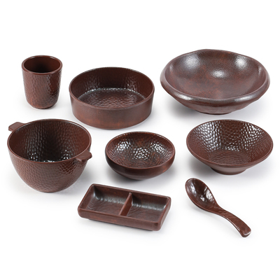 凯柏雅密胺碗碟套装复古日式烤肉