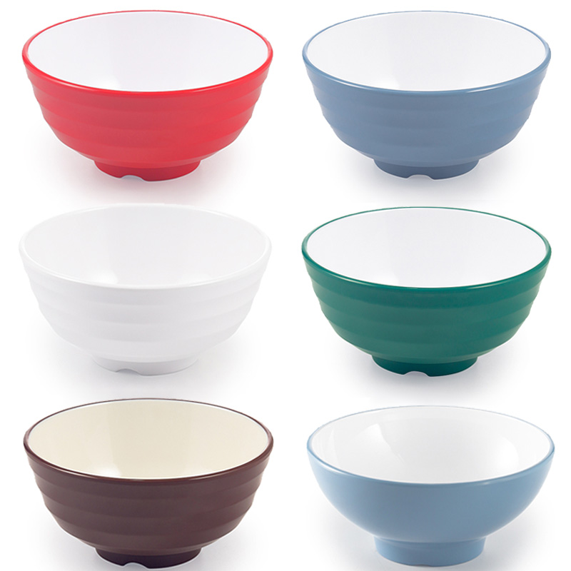 密胺碗仿瓷餐厅塑料饭碗早餐粥碗