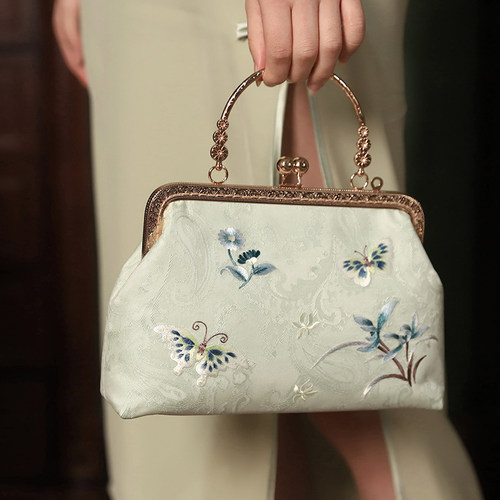 刺绣女包手提包复古中国风配旗袍