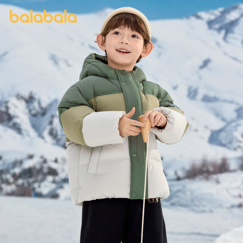 巴拉巴拉童装儿童羽绒服男童冬装