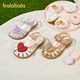 童鞋 巴拉巴拉女童凉鞋 2025夏季 新款 小童宝宝公主鞋 儿童软底包头鞋