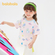T恤小童宝宝纯棉上衣儿童半袖 2025夏装 新款 巴拉巴拉女童短袖 童装