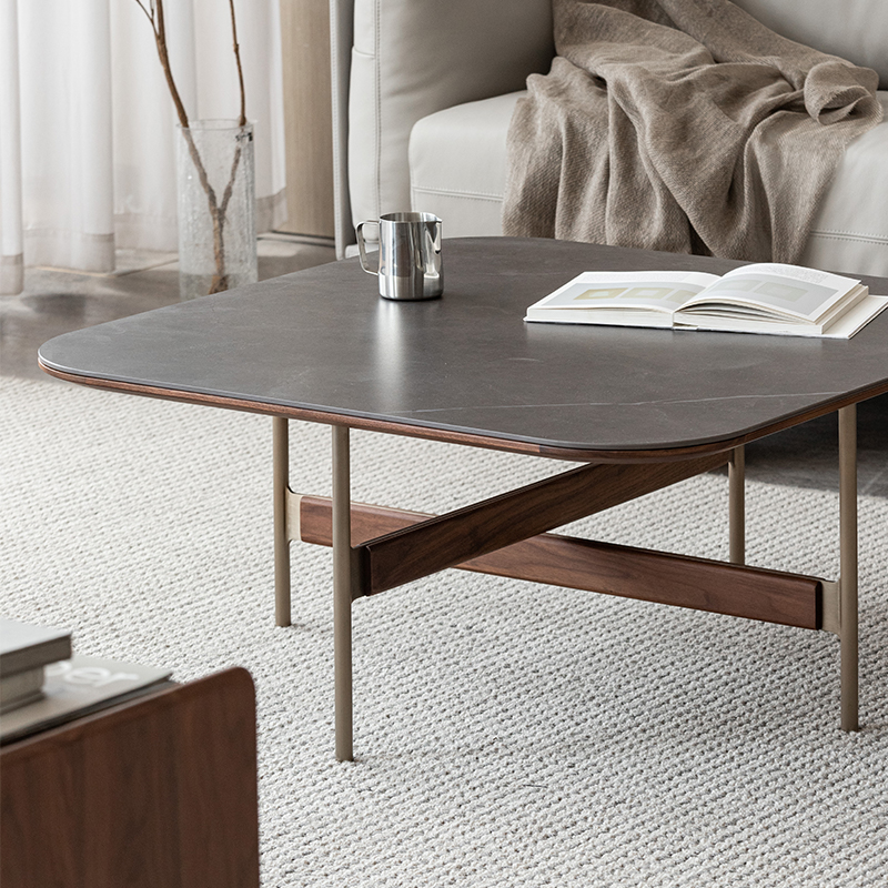 茶几方形致家家居实木简约现代