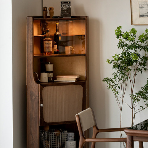 致家家居实木三角柜餐厅角落柜