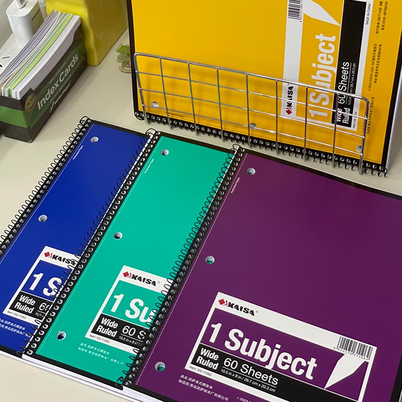 凯萨KAISA新品 线圈本日记本子美式复古活页本高中生大学生考研高颜值a4记事本ins风创意简约横线手账学习本