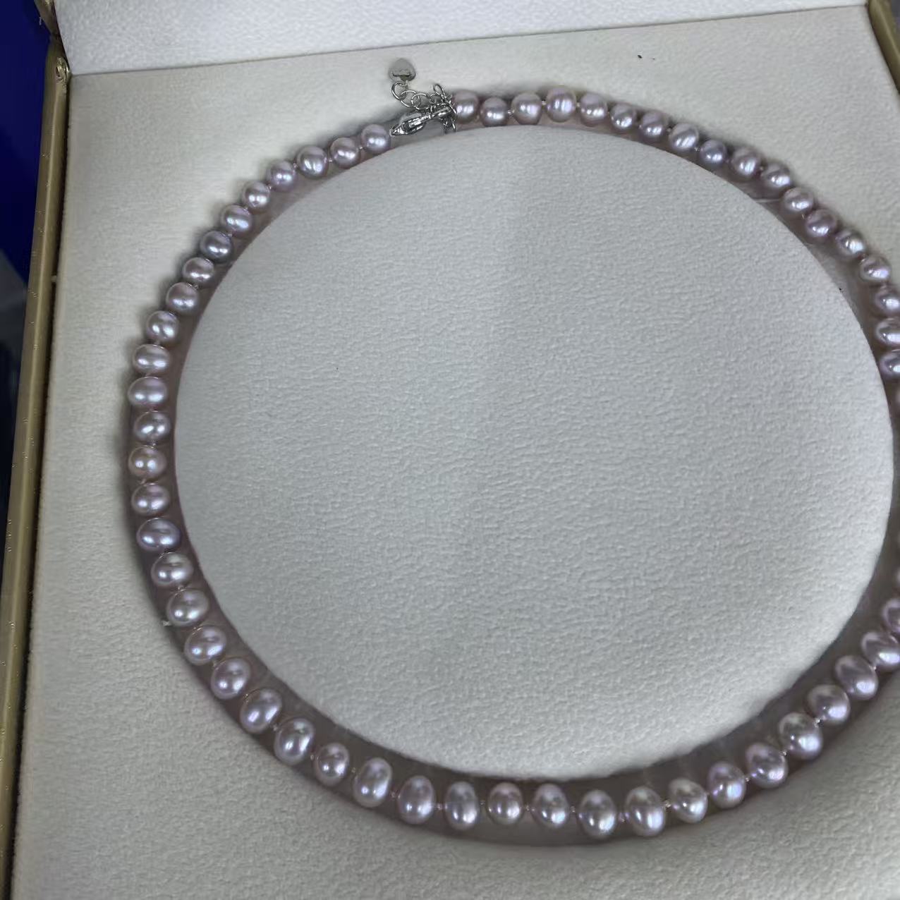 6-7紫色项链 XL2924