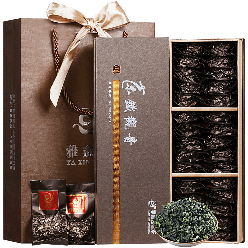 买一送一铁观音茶叶共500g安溪浓香型乌龙茶袋装新茶小包装礼盒装