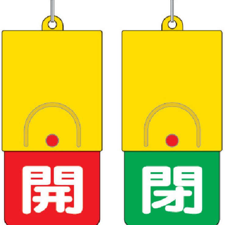 日本unit阀门管道阀门用旋转开关标识标牌327-5451857-35开红关绿