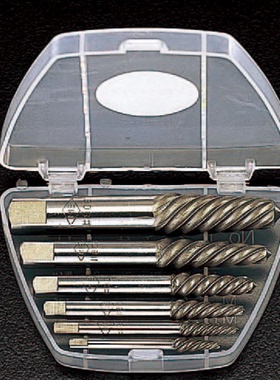 日本ESCO/喜一折损丝锥钻头取出器左旋拆螺栓套装EA584MB