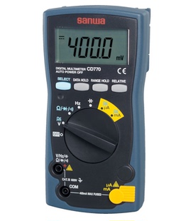 0861 日本sanwa三和CD770紧凑型数字万用表直流交流电器万用表326