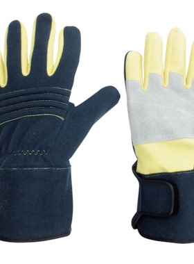 日本绿安全耐火耐热防护手套819-2506品番MK-FM-1-NV-LL藏蓝色