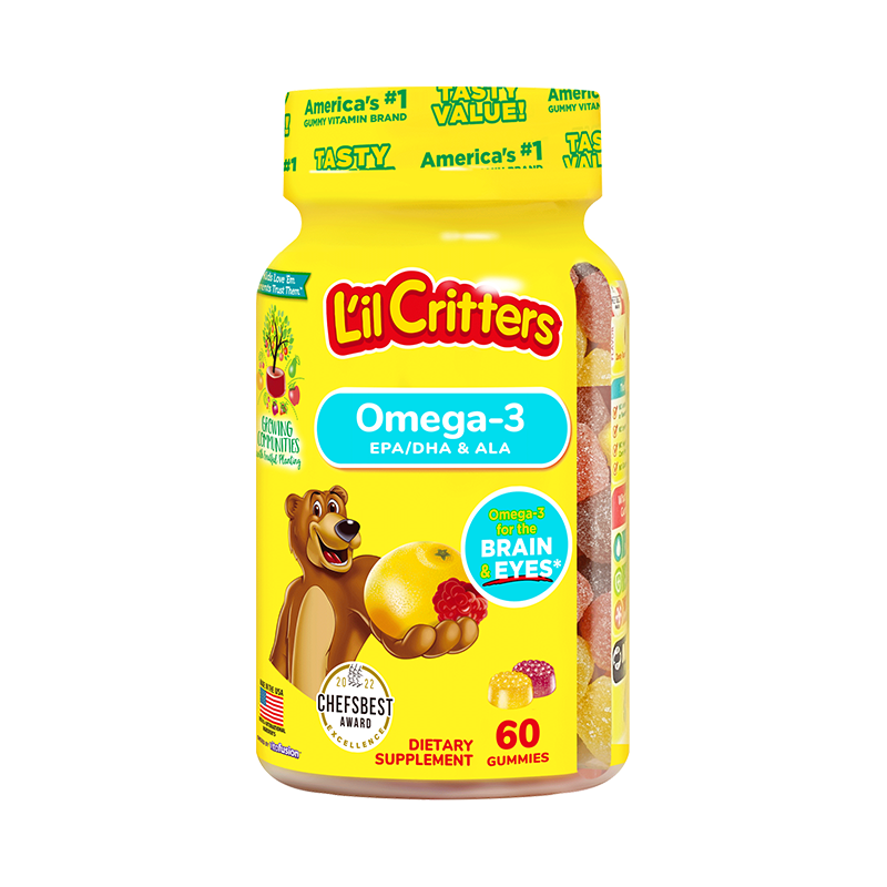 lilcritters丽贵小熊软糖dha鱼油