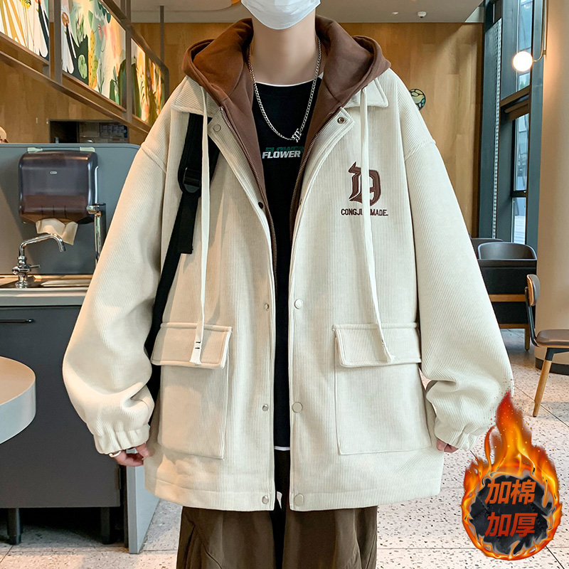 侨迪蒙拉加绒秋冬加绒棉衣