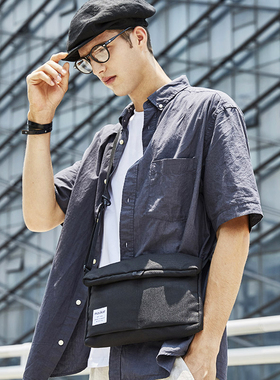 潮牌休闲运动斜挎包背包男女学生街头潮流韩版简约单肩跨包小腰包