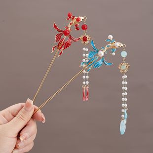 新中式古风发簪女高级感流苏步摇簪子旗袍汉服配饰发钗盘发头饰