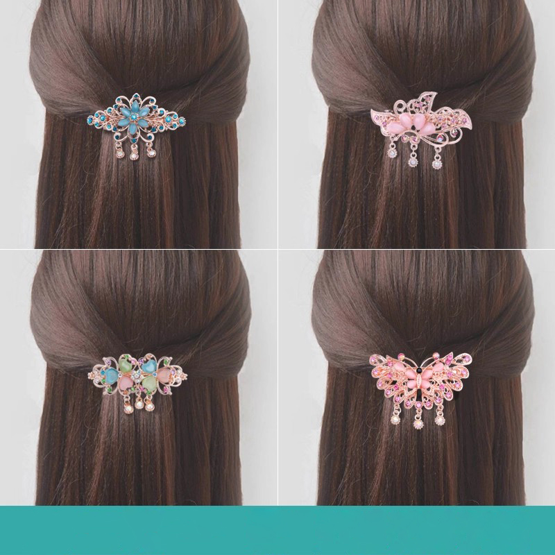 韩国顶夹小号弹簧夹蝴蝶结发夹