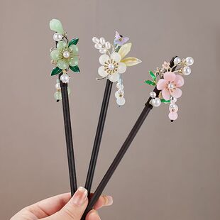 新中式古风发簪女高级感流苏步摇簪子旗袍汉服配饰发钗盘发头饰