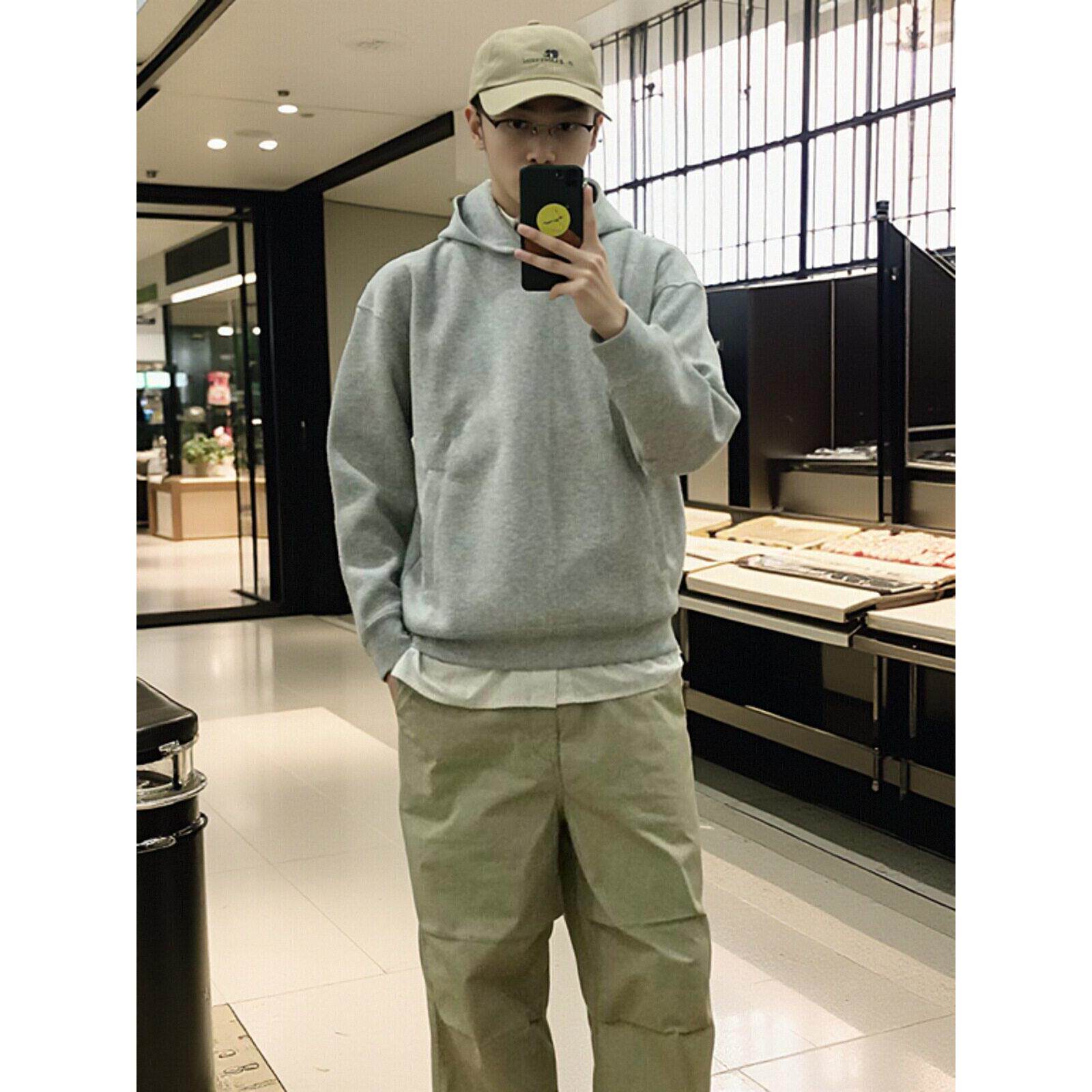 百搭宽松套头连帽卫衣d479945